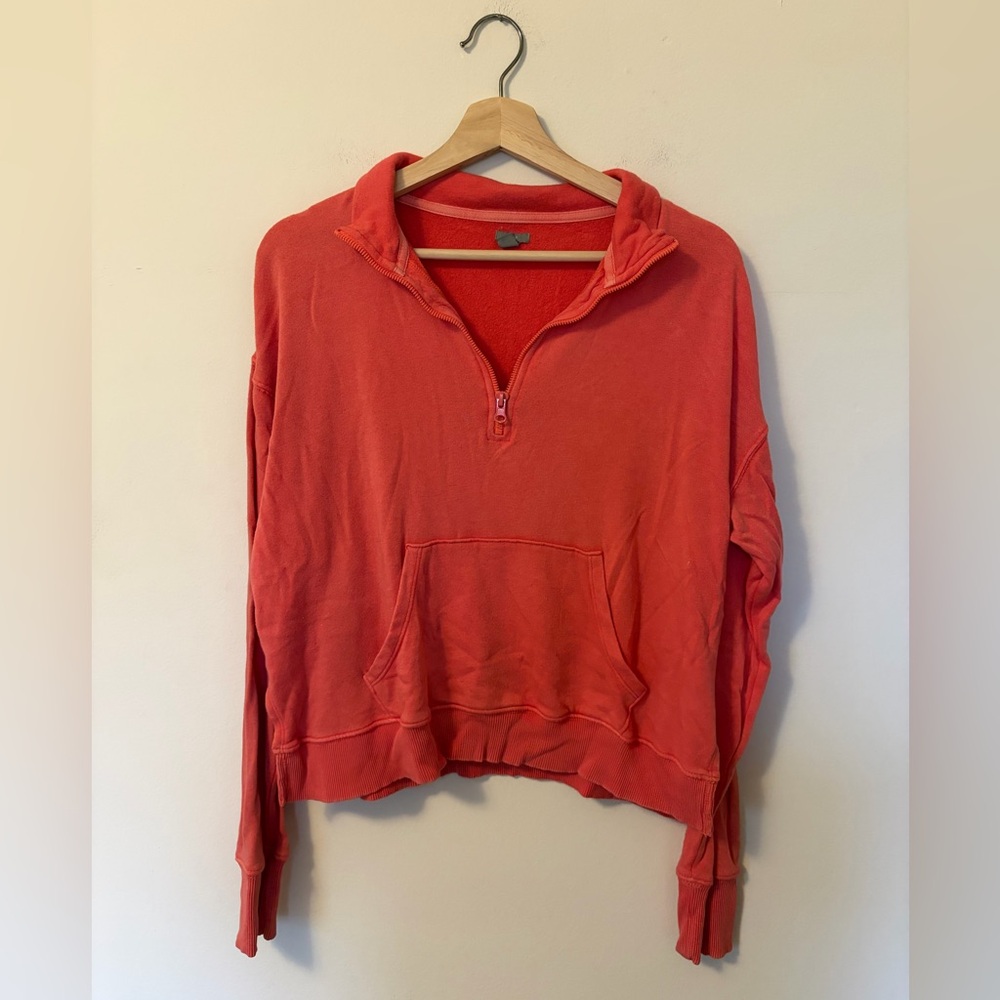 Coral Quarter Zip